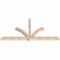 Ekena Millwork Redmond Smooth Timber Gable Bracket, Douglas Fir, 84"W x 42"H x 3 1/2"D x 3 1/2"F, 12/12 Pitch GBW084X42X0404RED00SDF - alternate 5